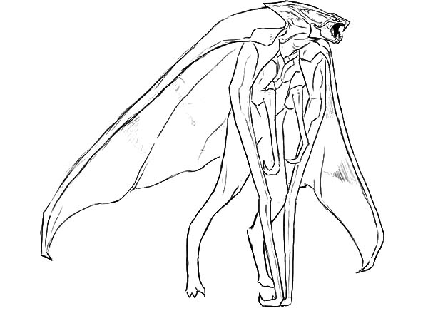 Godzilla, Mutant Godzilla Coloring Pages Lineart Monsters 600x436 Godzilla, Mutant Godzilla Coloring Pages Lineart Monsters