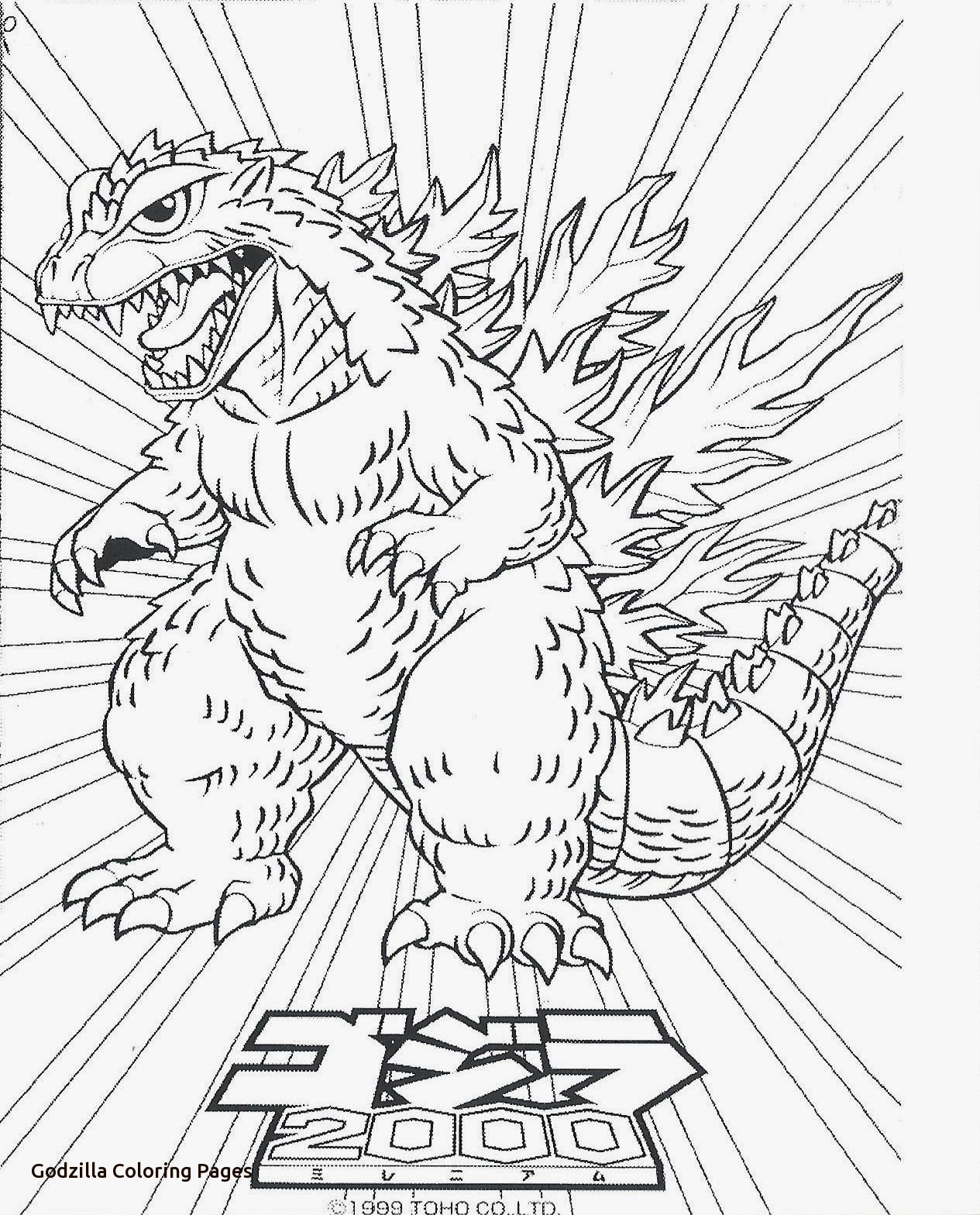 Godzilla Coloring Page Free Printable Pages Also 1265x1568 Godzilla Coloring Page Free Printable Pages Also