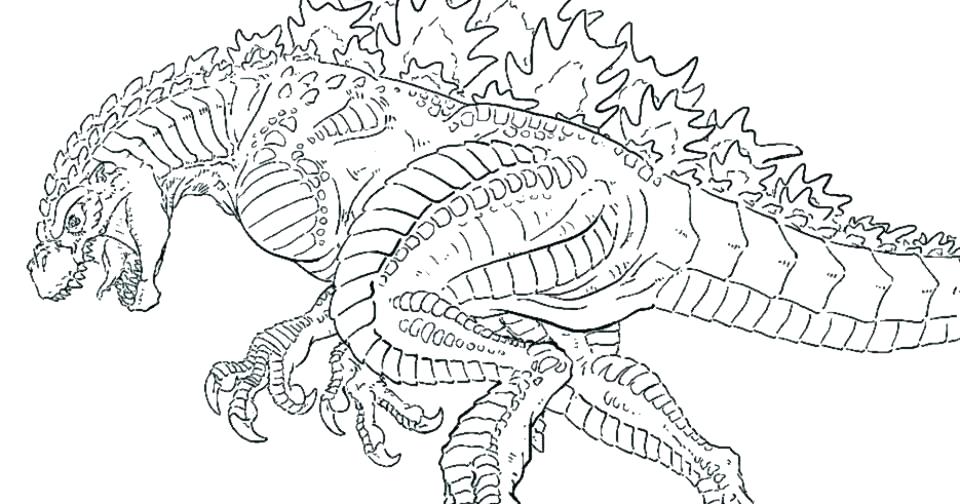 Godzilla Coloring Pages 960x504 Godzilla Coloring Pages