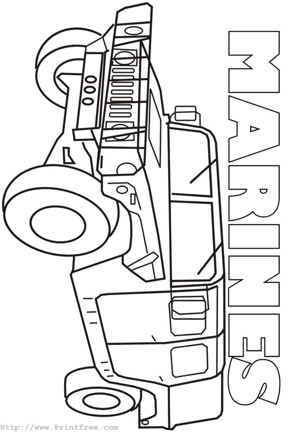 602x880 Marine Coloring Pages 7