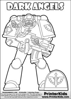 236x330 Coloring Page Showing A High Detail White Scars Space Marine