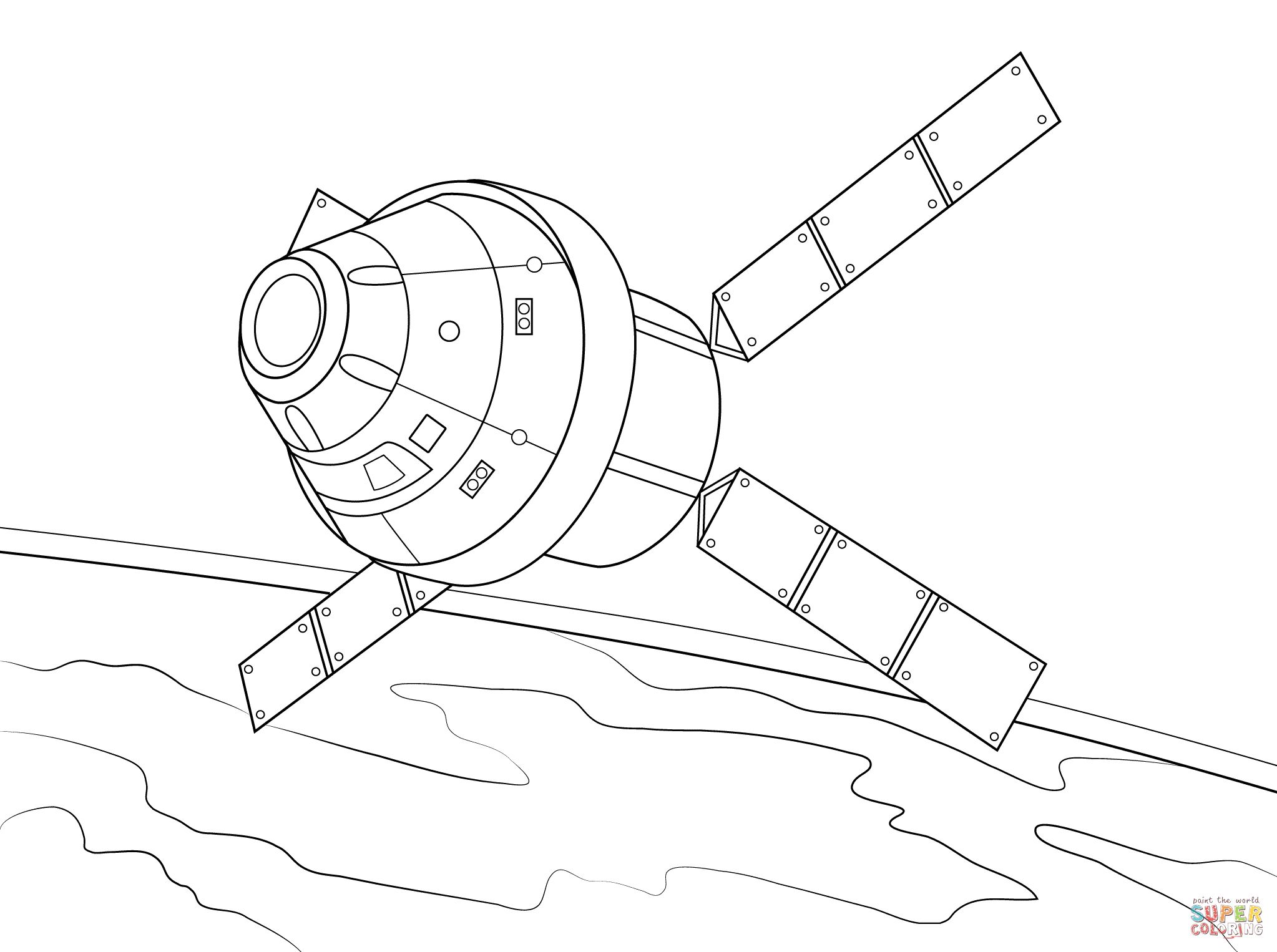 2046x1526 Delighted Spaceship Colouring Pages Spaceships