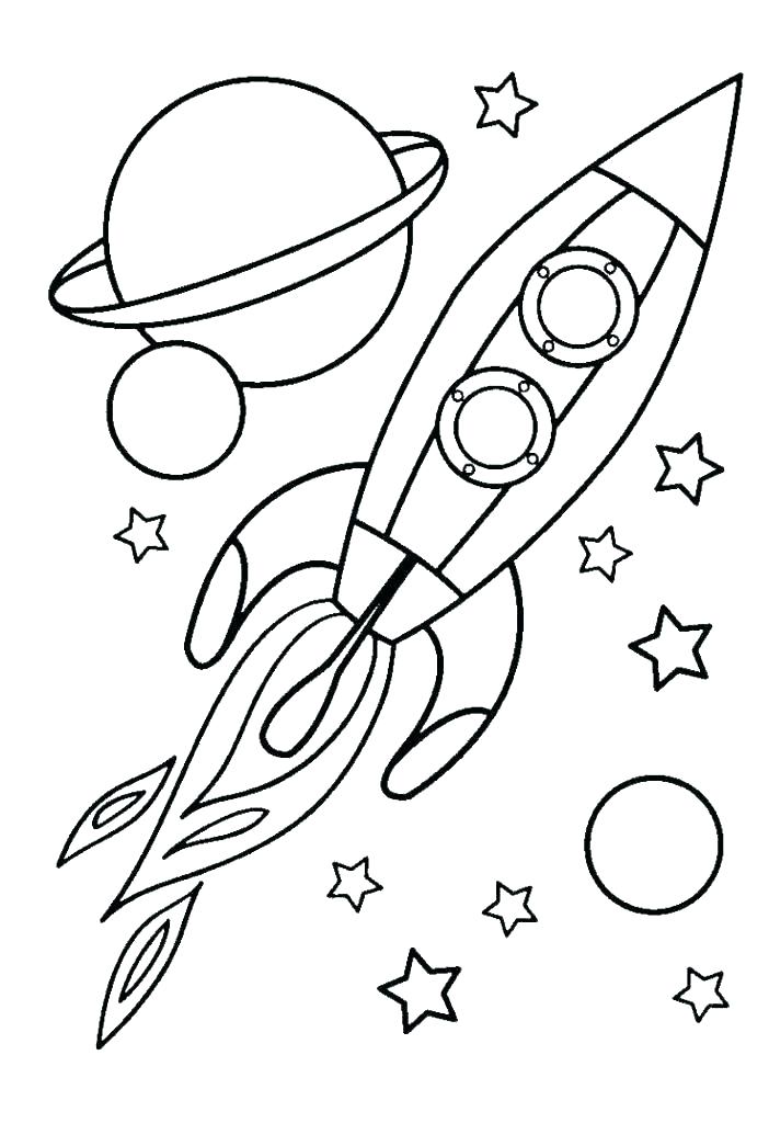 Space Shuttle Coloring Pages