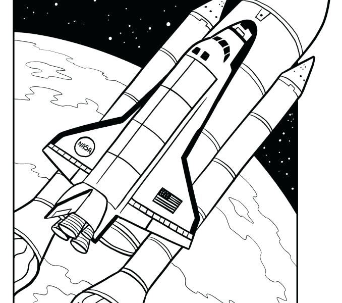 Space Shuttle Coloring Page With Pages Ideas 16 678x600 Space Shuttle Coloring Page With Pages Ideas 16