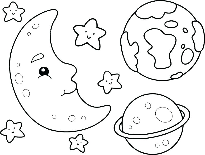 Space Themed Coloring Pages at GetColorings.com | Free printable