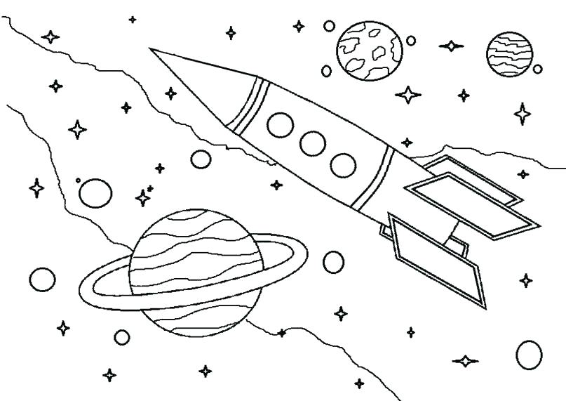 Space Themed Coloring Pages at GetColorings.com | Free printable ...