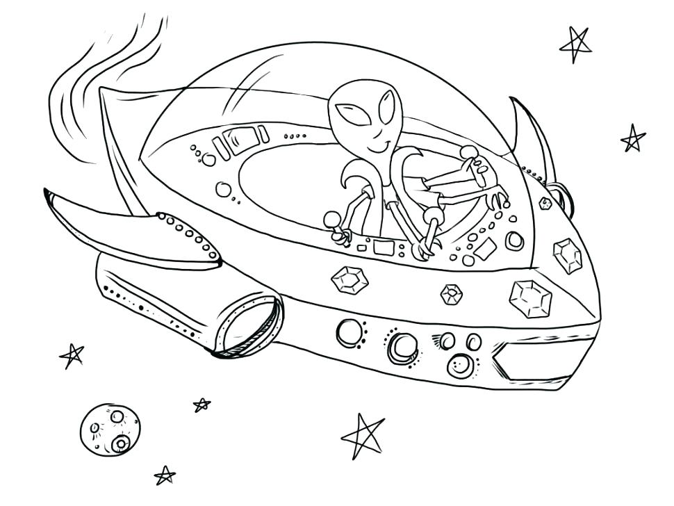 970x728 Alien Coloring Pages Fantasy Mythology Alien Alien Spaceship