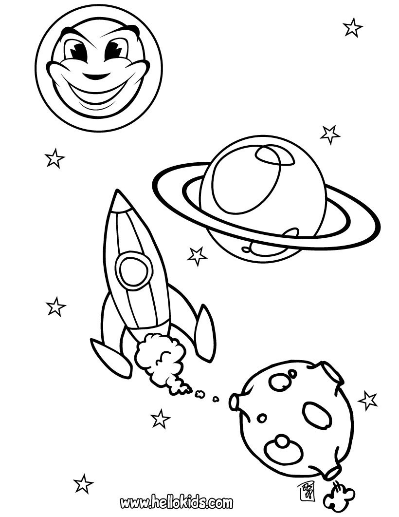 820x1061 Spacecraft Coloring Pages