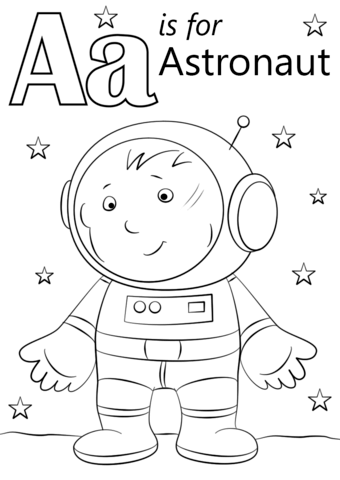 Astronaut Coloring Pages 340x480 Astronaut Coloring Pages