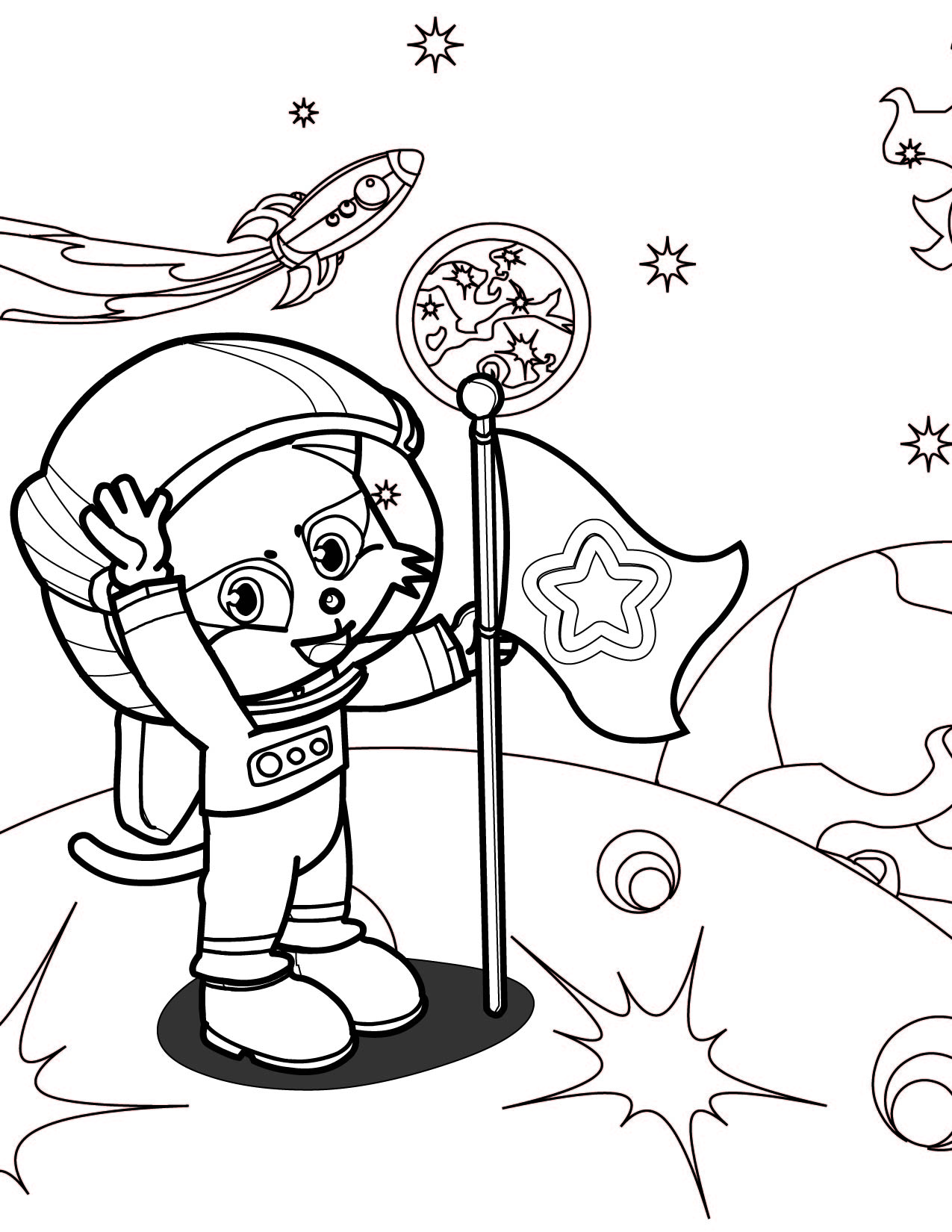 Astronaut Coloring Page Handipoints Astronaut Coloring Pages Print 1275x1650 Astronaut Coloring Page Handipoints Astronaut Coloring Pages Print