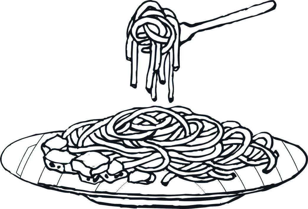 1043x707 Ice Cream Cone Colouring Pages Top Dozens Spaghetti Coloring