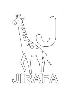 238x320 Spanish Alphabet Coloring Page J Abc Spanish