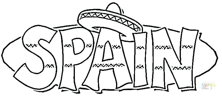 Spanish Coloring Page Coloring Sheet Sombrero On The New Picture 750x325 Spanish Coloring Page Coloring Sheet Sombrero On The New Picture