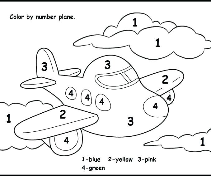 678x564 Color By Number Worksheets Free Free Printable Color By Number