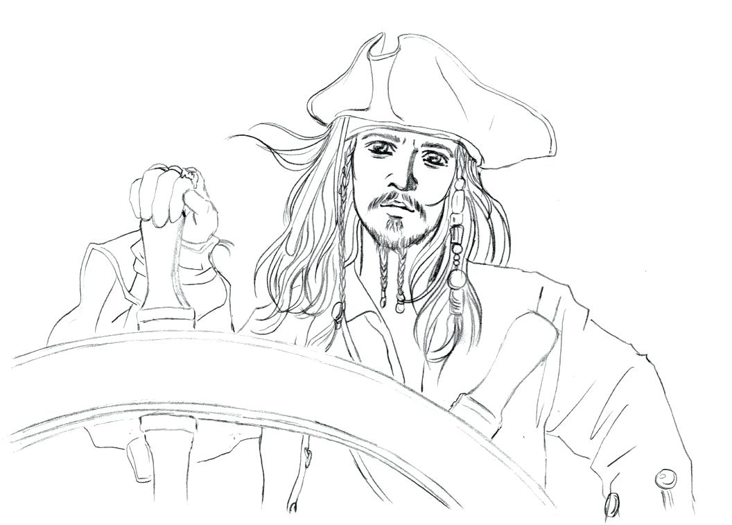 1056x757 Jack Sparrow Coloring Page From The Incredibles Pages Years Later