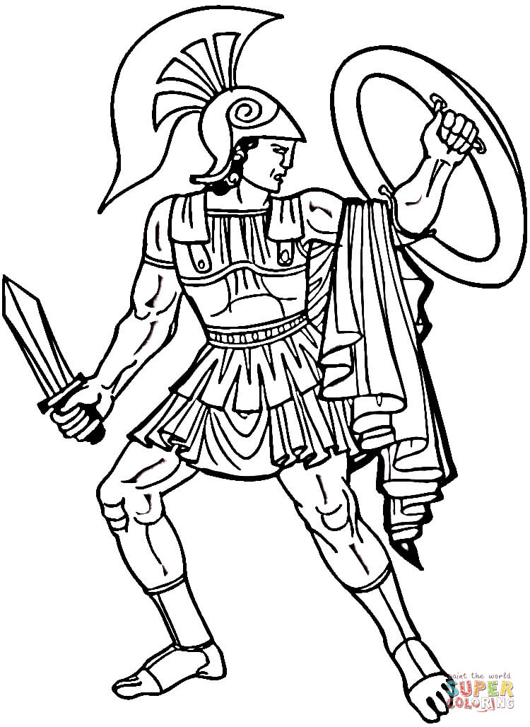 750x1028 Warriors Coloring Pages