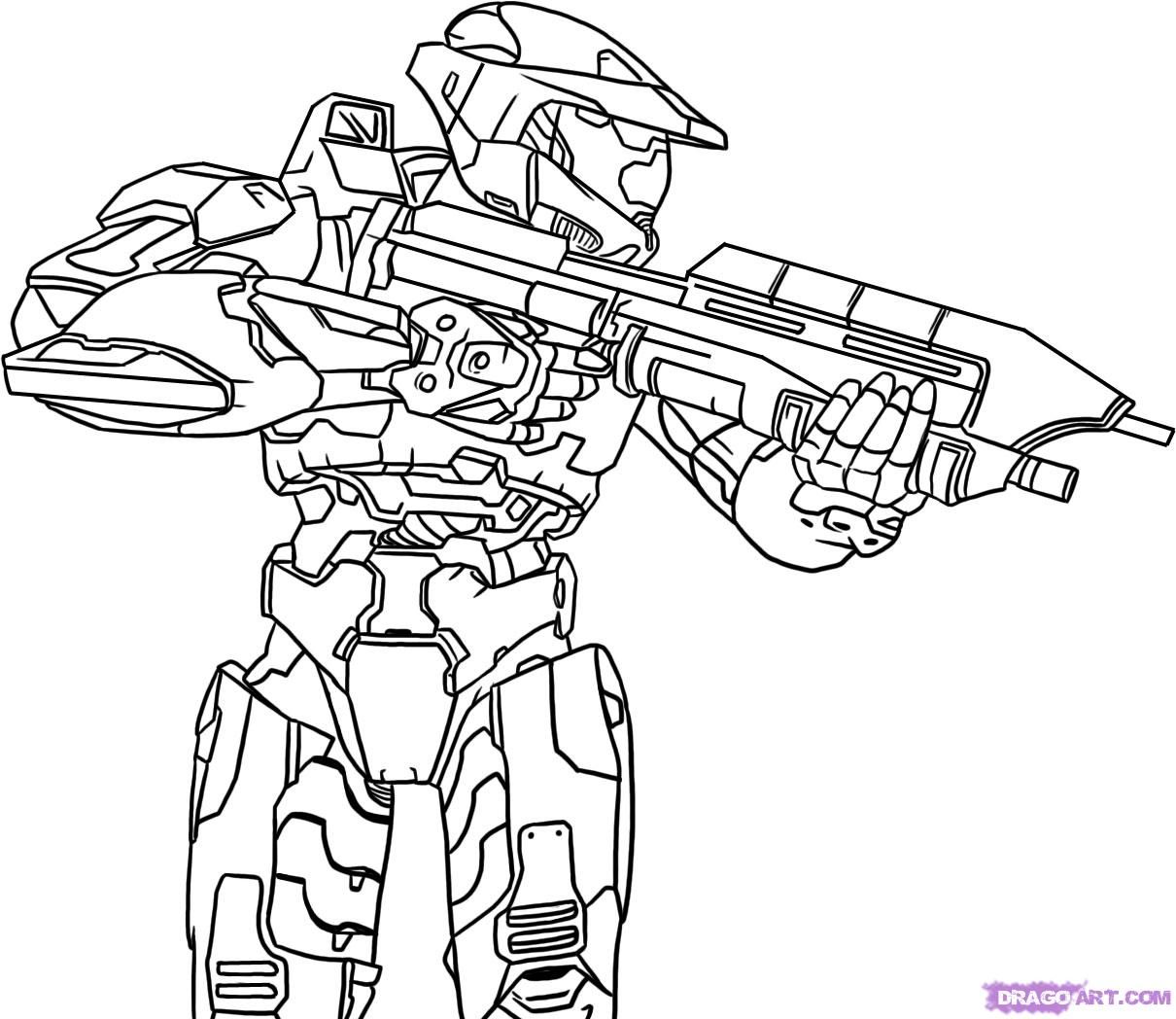 1210x1048 Coloring Pages Master Chief Futpal Com Halo Auromas Spartan