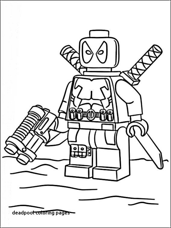 568x758 Lego Marvel Heroes Coloring Pages 4 Lian Speech For Deadpool