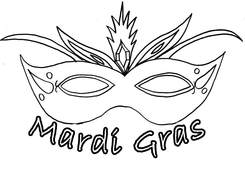 994x706 Mardi Gras Masks Coloring Pages Pretty Design Mardi Gras Outline