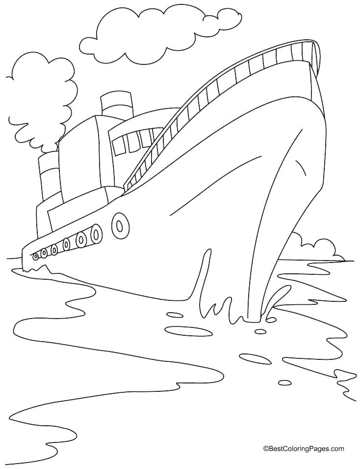 738x954 Fishing Boat Coloring Pages Printable Boat Coloring Pages Free