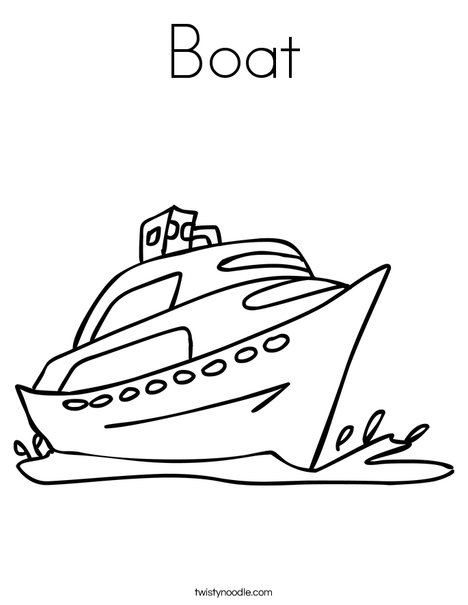 468x605 Boat Coloring Page Twisty Noodle 0 Colouring Pages For Kids 7962