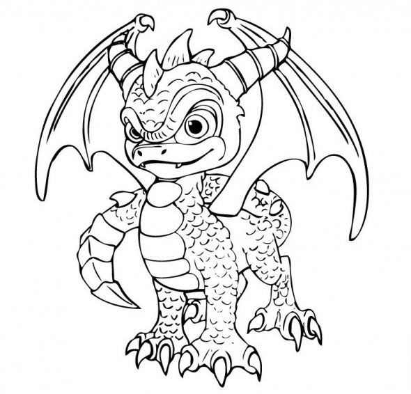 590x566 Skylanders Printable Colouring Pages