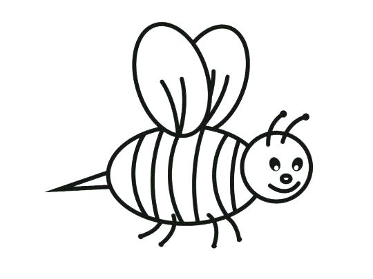 540x405 Bee Coloring Page Nieces Nephews Bees Parts Of Bee Colouring