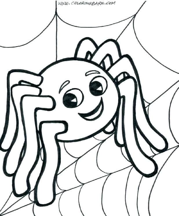 618x748 Halloween Spider Web Coloring Pages Kids Coloring Spider Coloring