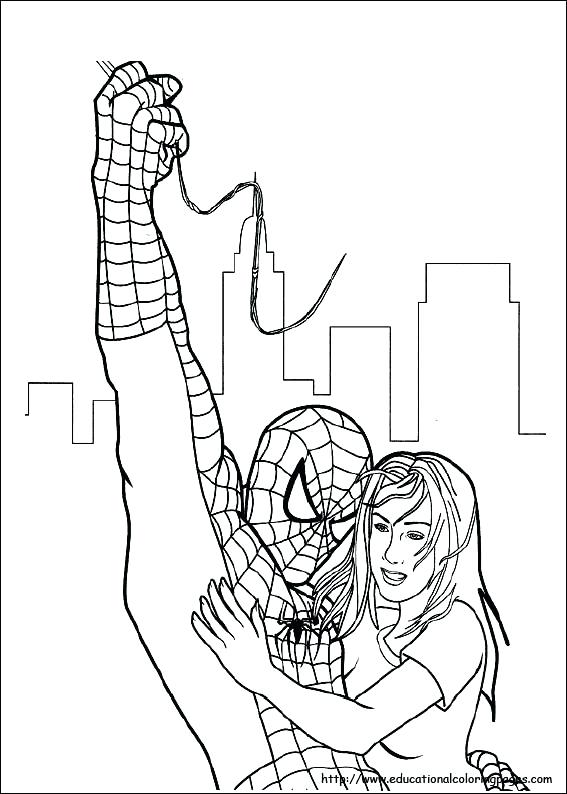 Amazing Spiderman 2 Coloring Pages Colouring Pages Spider Man 2 567x794 Amazing Spiderman 2 Coloring Pages Colouring Pages Spider Man 2