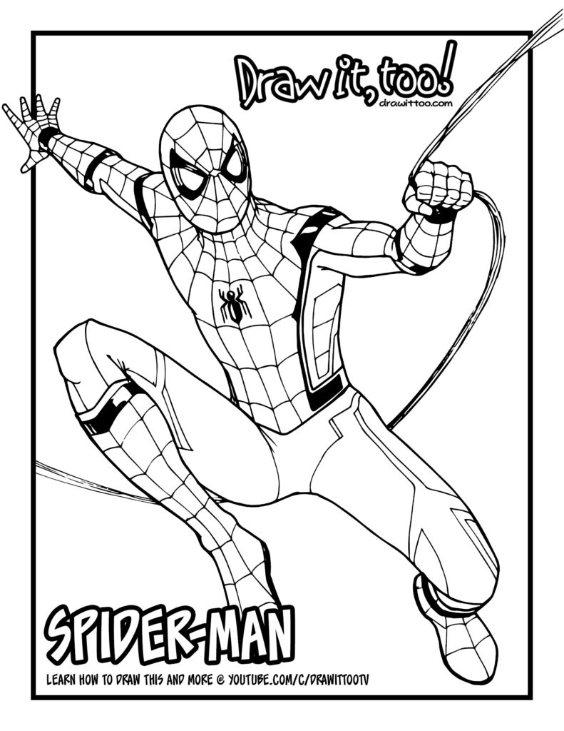 791x1024 23 Spiderman Homecoming Coloring Pages Printable Free Coloring Pages