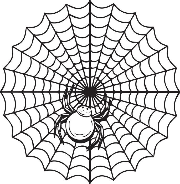 685x700 Halloween Spider Web Coloring Pages Unique Printable Spider Web
