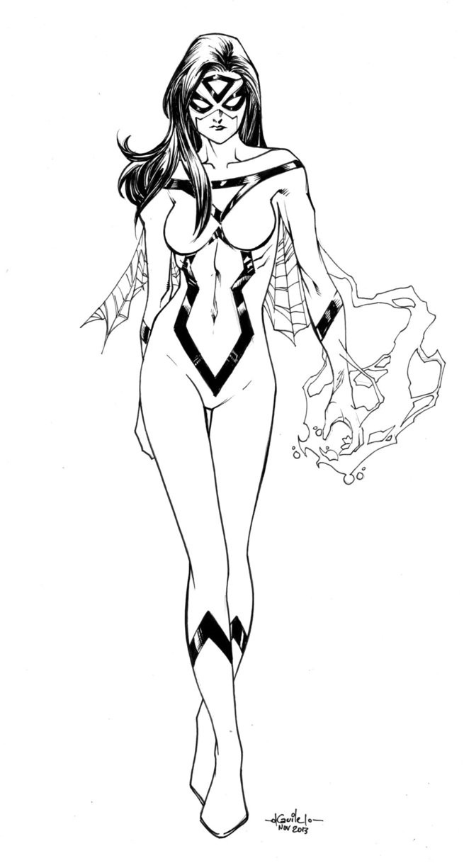 Spider Woman By Spiderguile On Within Coloring Pages 15 655x1218 Spider Woman By Spiderguile On Within Coloring Pages 15