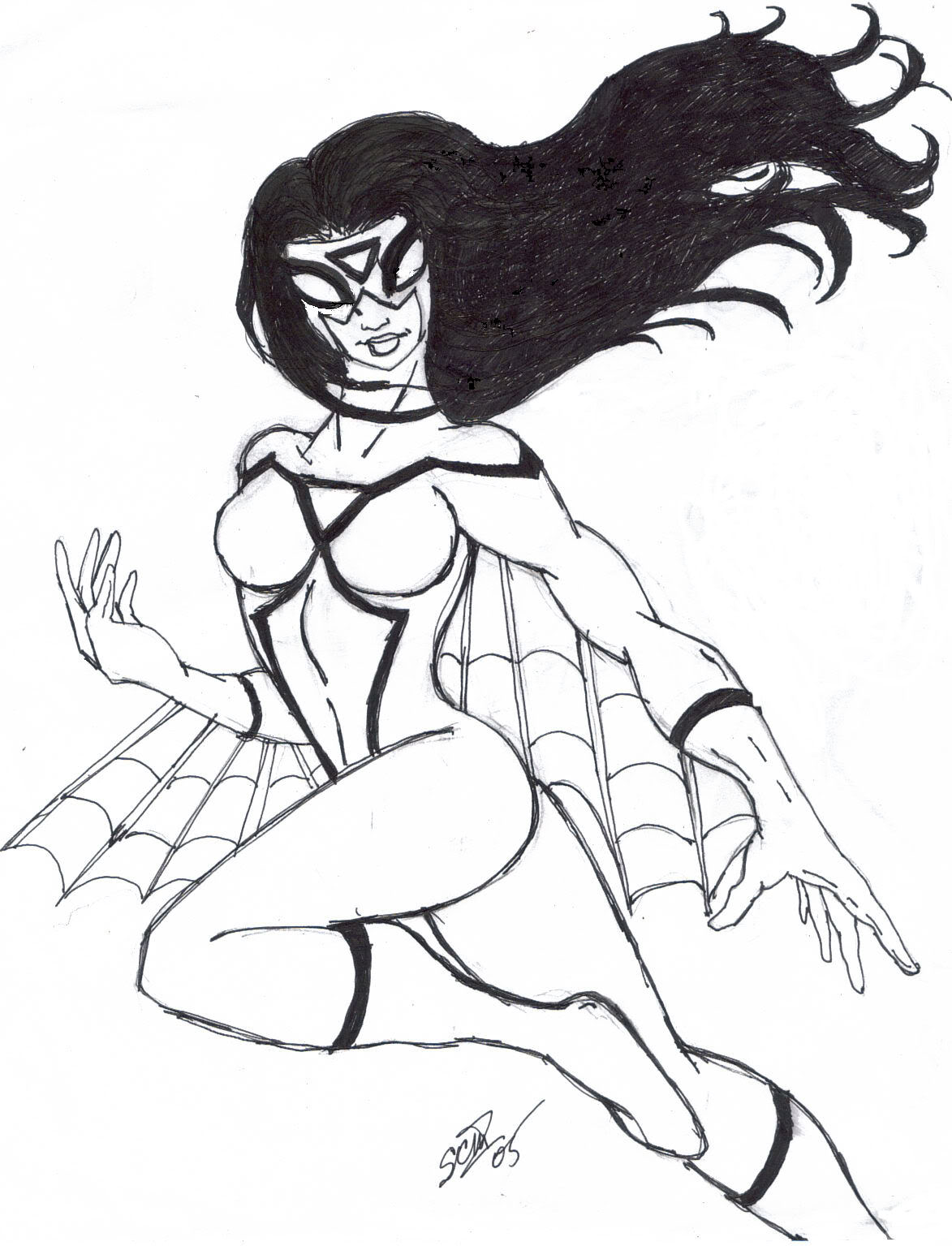 Amazing Spider Woman Superhero Printable Coloring Pages For Kids 1173x1535 Amazing Spider Woman Superhero Printable Coloring Pages For Kids