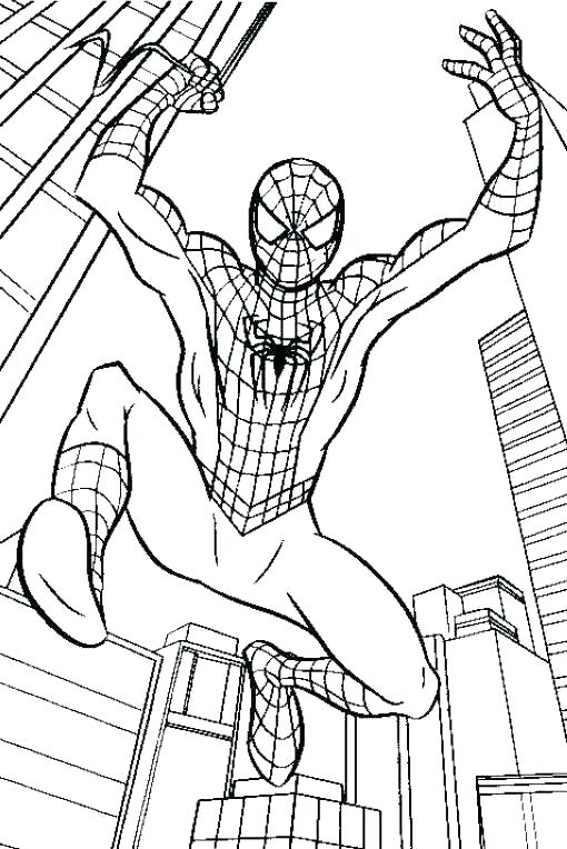 510x764 Spiderman 3 Coloring Pages Coloring Coloring Pages For Kids Online
