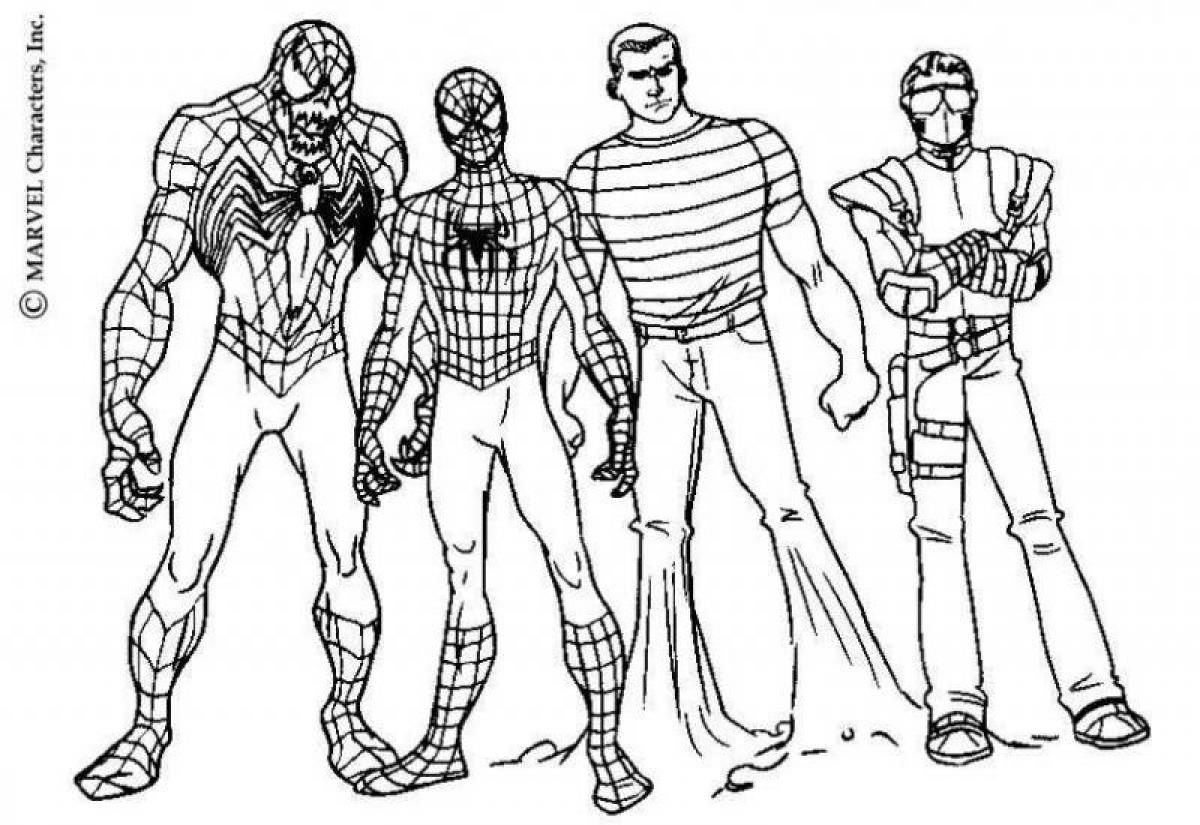 1200x825 Spiderman Coloring Pages