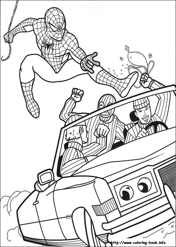 Spiderman Coloring Picture 567x794 Spiderman Coloring Picture