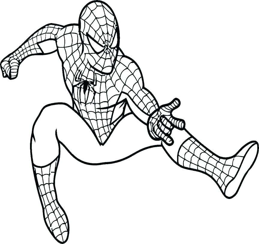 863x813 Spiderman Cartoon Coloring Pages Coloring Pages Of Ultimate Spider