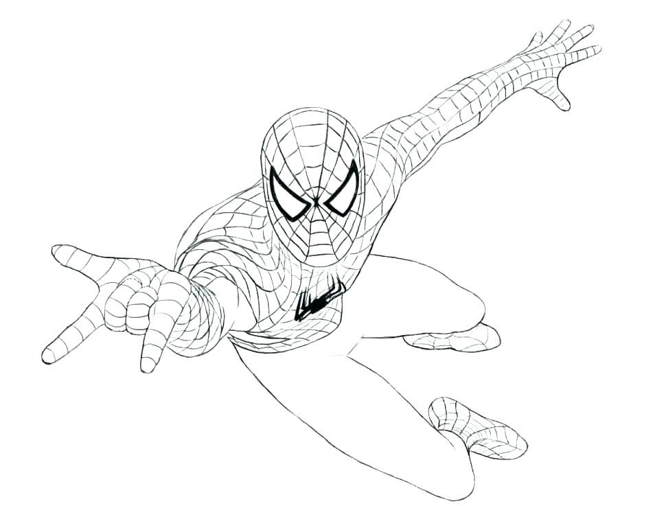 970x737 Spiderman Cartoon Coloring Pages Coloring Pages Spider Man