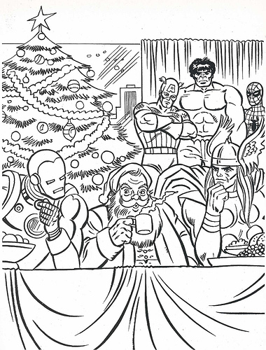 Spiderman Christmas Coloring Pages at GetColorings.com | Free printable ...