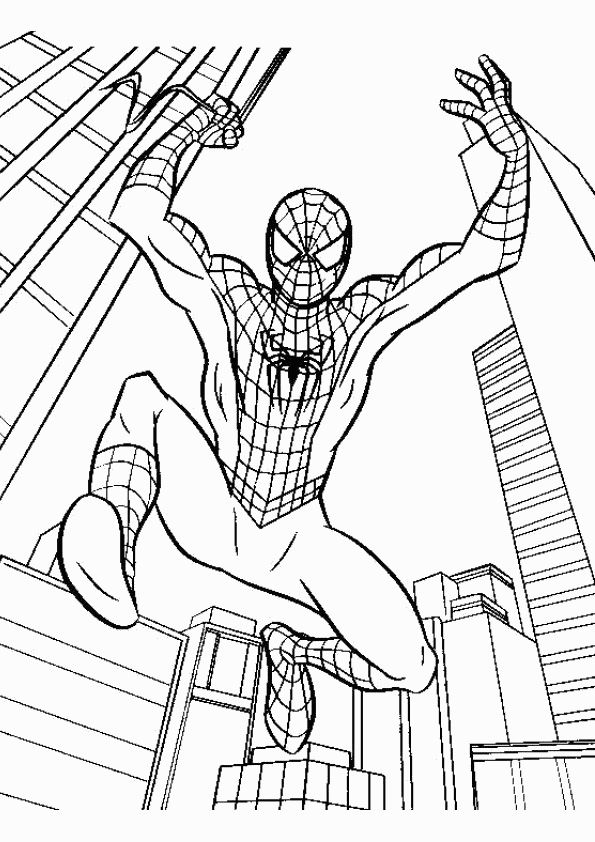 595x842 Pin By Shreya Thakur On Free Coloring Pages Spiderman