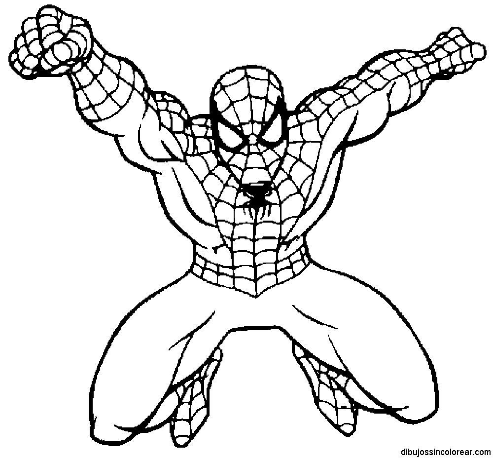1000x930 Big Spiderman Coloring Pages Printable Free For Kids