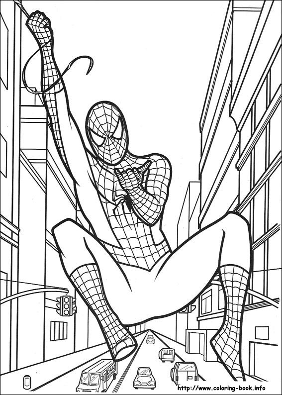 567x794 Spiderman Coloring Pages On Coloring