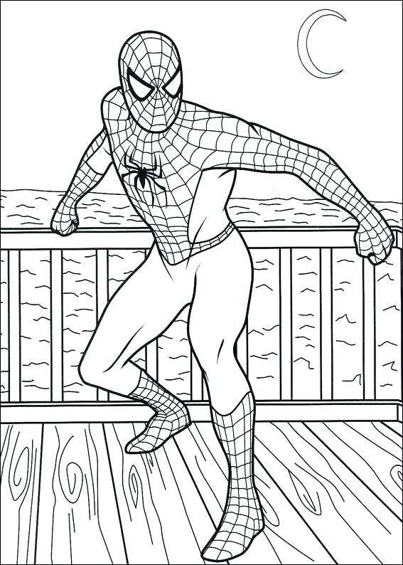 567x794 Spiderman Coloring Pages Coloring Pages For Kids Spiderman