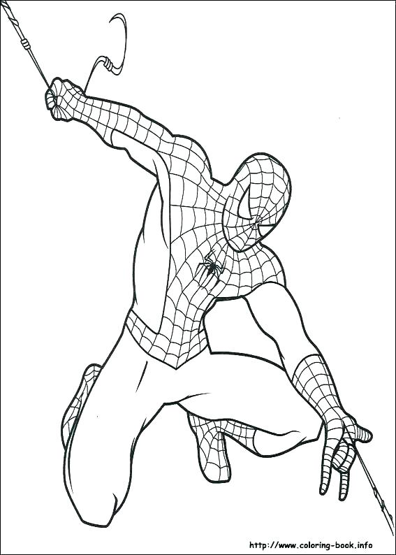 567x794 Free Online Printable Spiderman Coloring Pages Coloring Pages