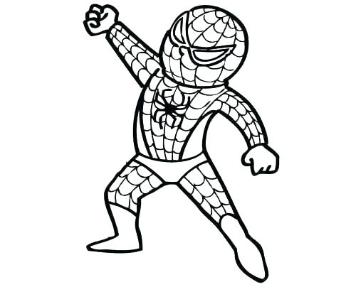 500x404 Spiderman Coloring Pages Online Free Spider Man Page Sheet
