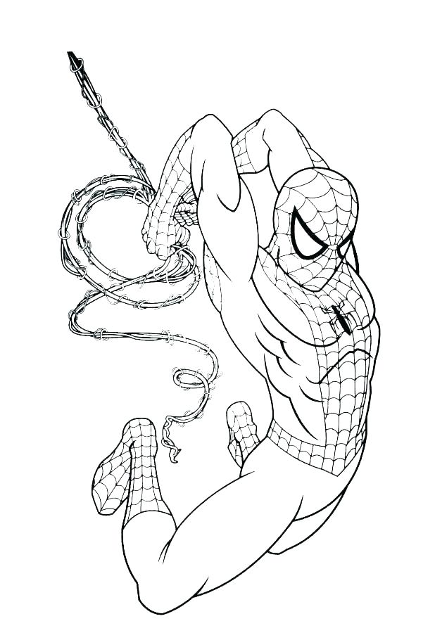 618x910 Spiderman Coloring Pages Online The Amazing Spider Man 2 Free Page