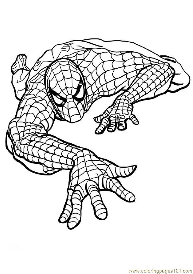 Spiderman Coloring Pages 645 Coloring Page 649x919 Spiderman Coloring Pages 645 Coloring Page