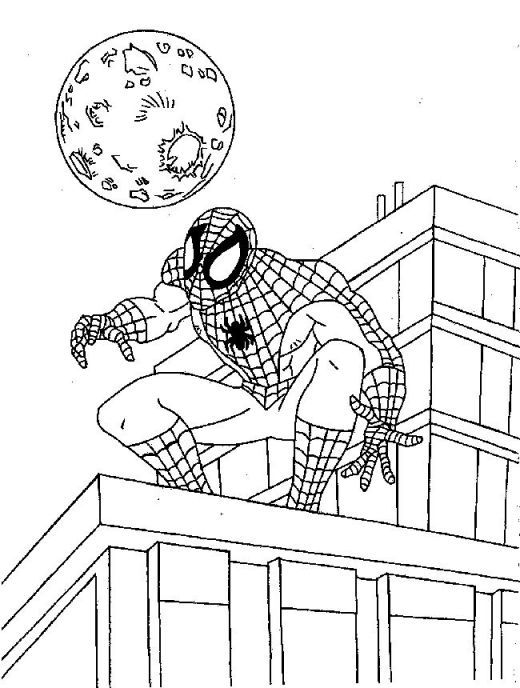 Spiderman Coloring Pages Pdf Kid Crafts Spiderman 520x688 Spiderman Coloring Pages Pdf Kid Crafts Spiderman