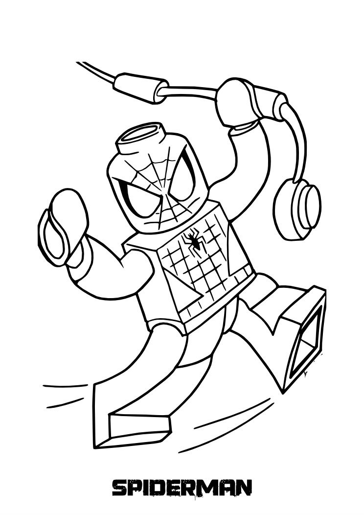 Lego Spiderman Coloring Pages In Good Print Image Printable 744x1052 Lego Spiderman Coloring Pages In Good Print Image Printable