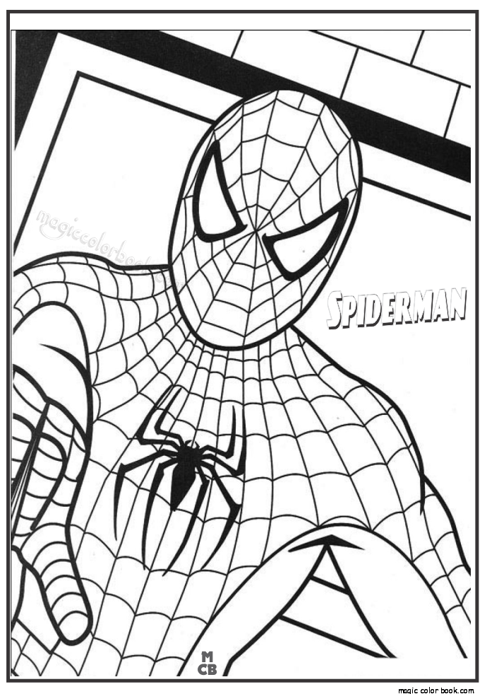 Spiderman Coloring Pages Hero Printable 690x982 Spiderman Coloring Pages Hero Printable
